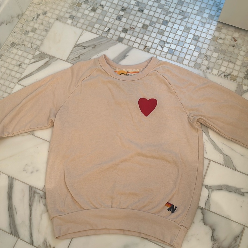 Aviator Nation heart sweatshirt